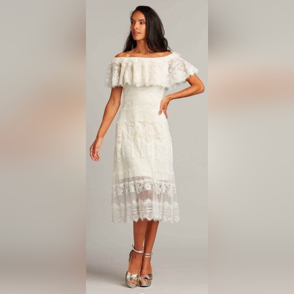 Tadashi Shoji White Dress